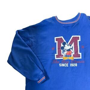 Vtg Y2K Disney Mickey Mouse the Big Cheese Sweatshirt Crewneck XXL